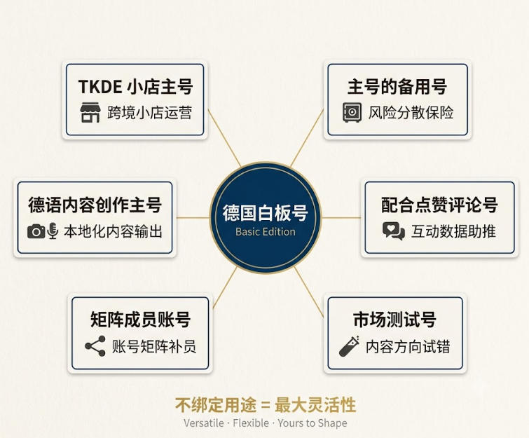 展示德国白号的6大用处